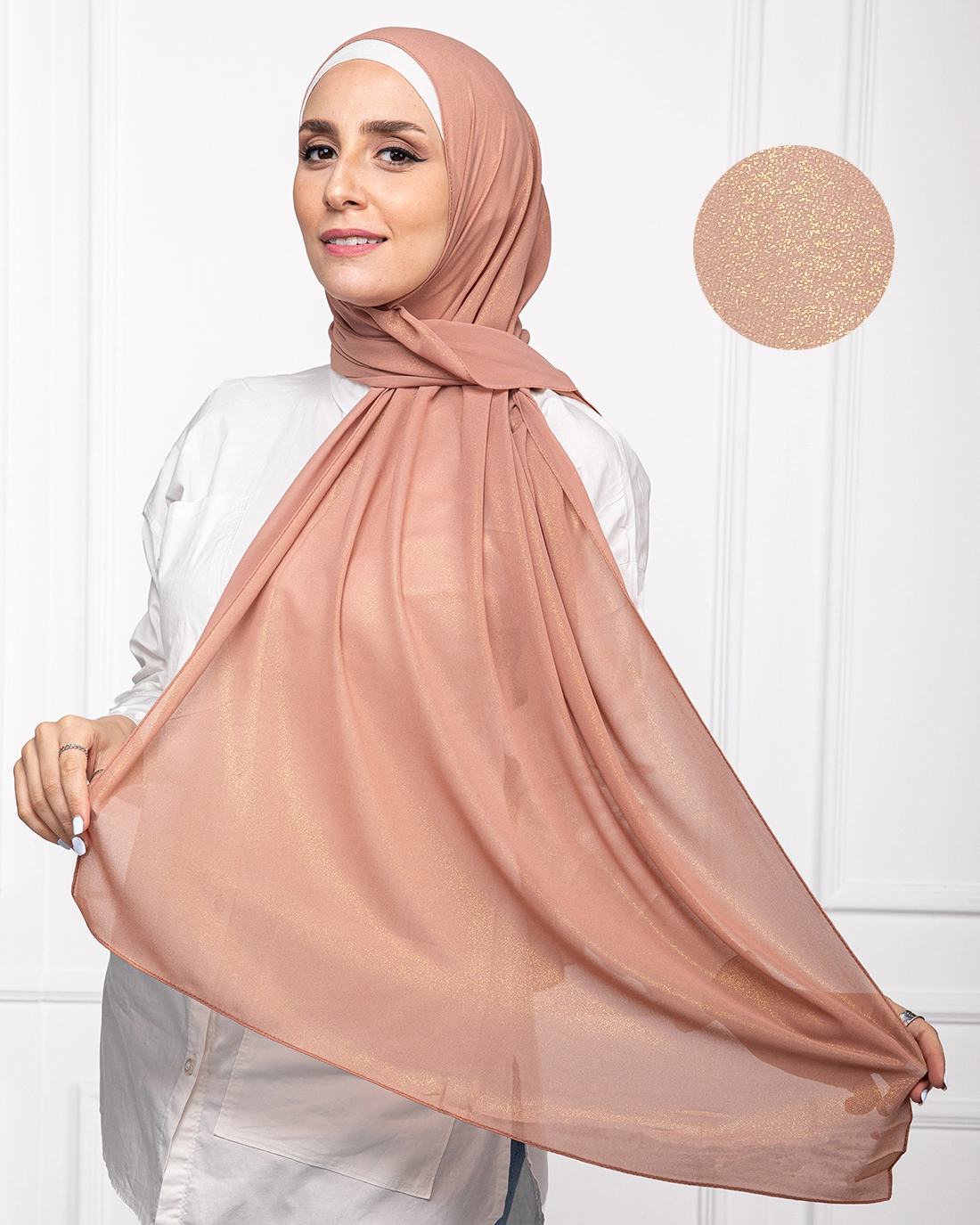 Plain Crinkle Chiffon